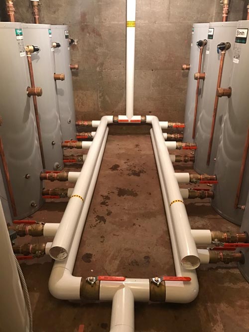 pvc pipes and water heaters